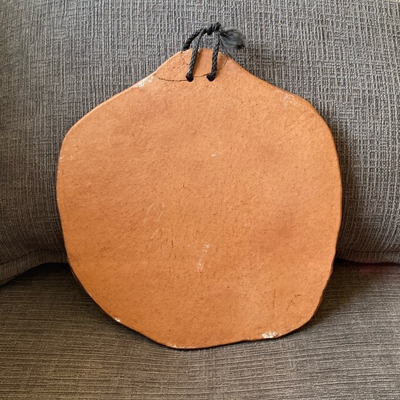 Vtg MCM Owl clay wall hanging/shelf display As Is. - Picture 2 of 6